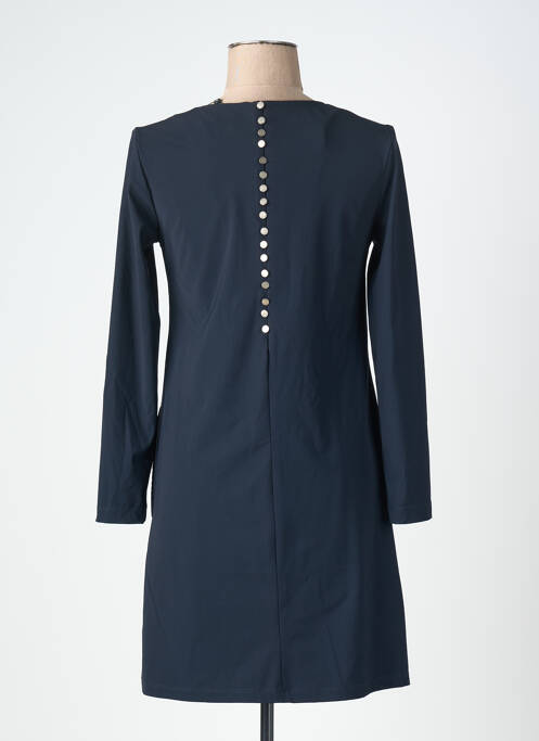 Robe courte manches longues manches longues bleu MC PLANET femme