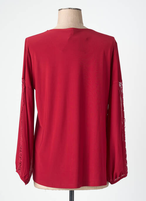 T-shirt manches longues manches longues rouge ALAIN MURATI femme