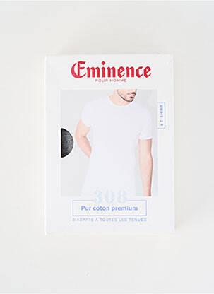 T-shirt coupe cintrée manches courtes gris EMINENCE homme