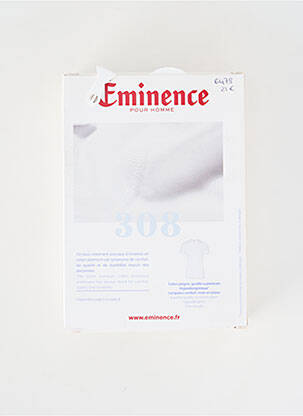 T-shirt coupe cintrée manches courtes gris EMINENCE homme