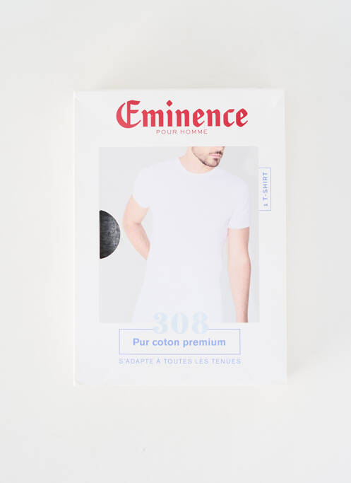 T-shirt coupe cintrée manches courtes gris EMINENCE homme
