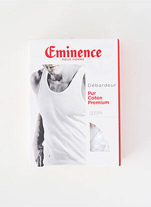 Débardeur coupe cintrée blanc EMINENCE homme