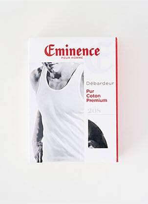 Débardeur coupe cintrée noir EMINENCE homme