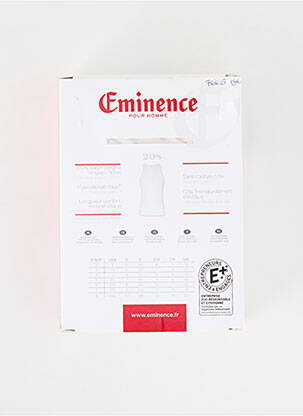 Débardeur coupe cintrée bleu EMINENCE homme