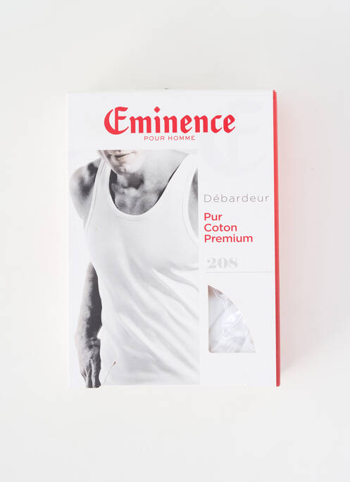 Débardeur coupe cintrée blanc EMINENCE homme