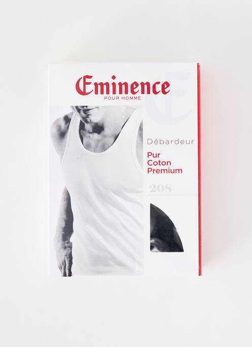 Débardeur coupe cintrée noir EMINENCE homme