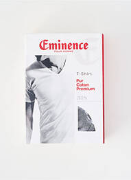 T-shirt coupe cintrée manches courtes gris EMINENCE homme