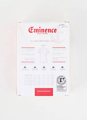 T-shirt coupe cintrée manches courtes gris EMINENCE homme