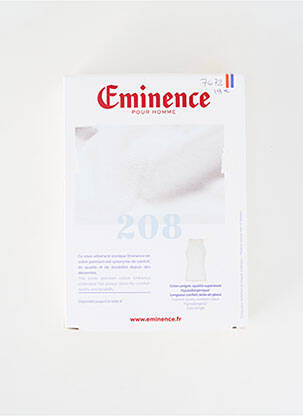 Débardeur coupe droite sans manche noir EMINENCE homme