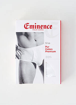 Slip tissage jersey blanc EMINENCE homme