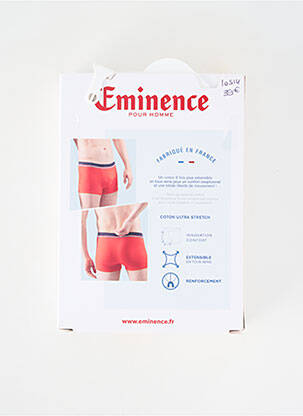 Boxer imprimé fantaisie bleu EMINENCE homme
