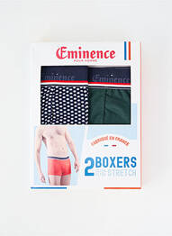 Boxer stretch vert EMINENCE homme