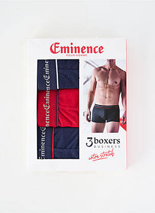 Boxer stretch rouge EMINENCE homme