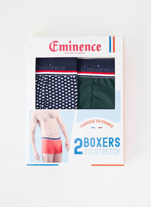 Boxer stretch vert EMINENCE homme