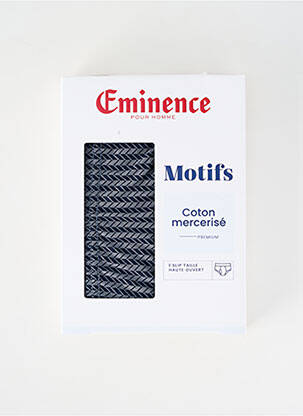 Slip imprimé fantaisie gris EMINENCE homme