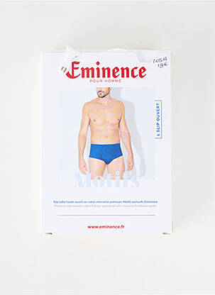 Slip imprimé fantaisie gris EMINENCE homme