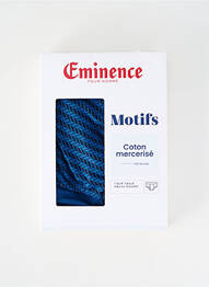 Slip imprimé fantaisie bleu EMINENCE homme