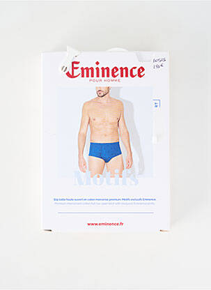 Slip imprimé fantaisie bleu EMINENCE homme