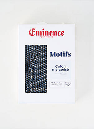 Slip imprimé fantaisie gris EMINENCE homme