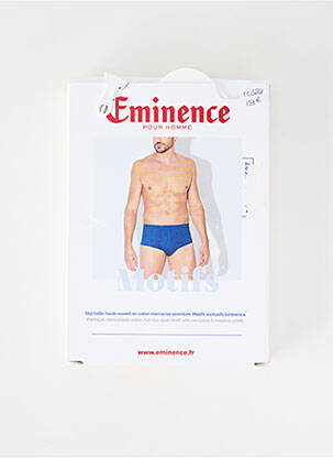 Slip imprimé fantaisie gris EMINENCE homme