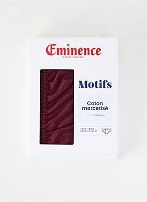Slip imprimé fantaisie violet EMINENCE homme