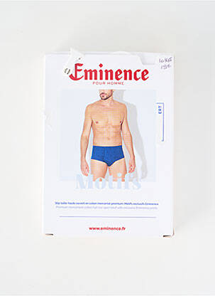 Slip imprimé fantaisie bleu EMINENCE homme