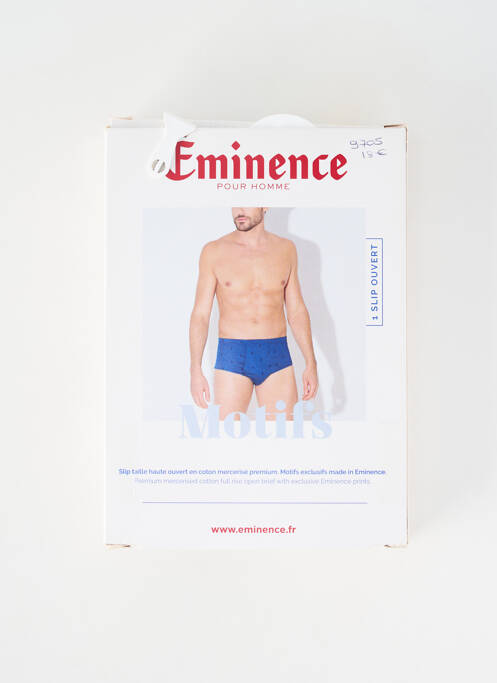 Slip imprimé fantaisie violet EMINENCE homme