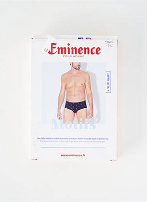 Slip imprimé fantaisie violet EMINENCE homme