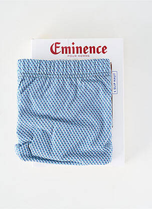 Slip imprimé fantaisie bleu EMINENCE homme
