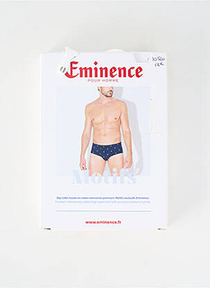 Slip imprimé fantaisie bleu EMINENCE homme