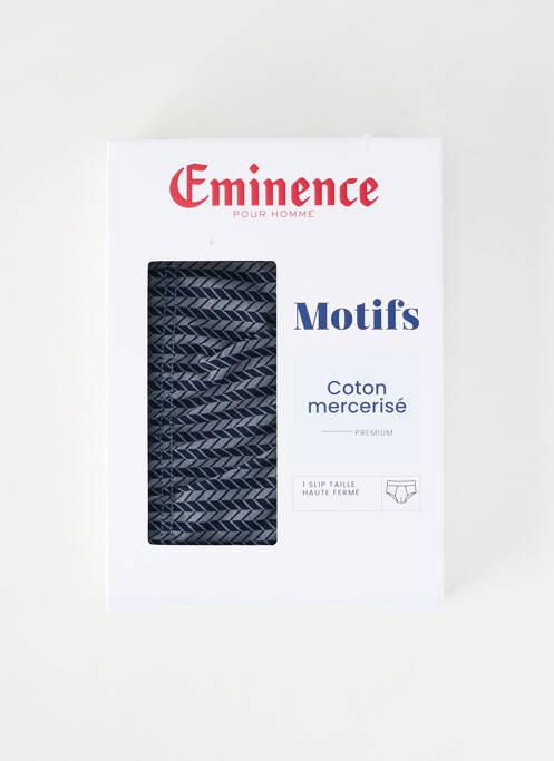 Slip imprimé fantaisie bleu EMINENCE homme