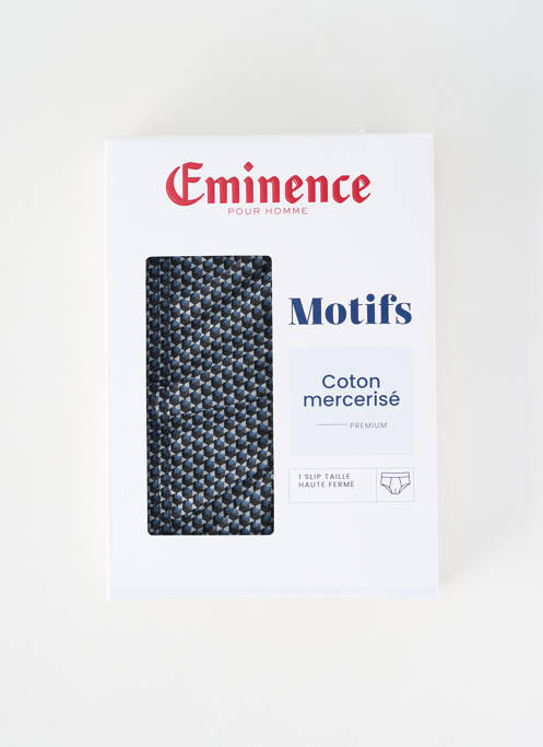 Slip imprimé fantaisie gris EMINENCE homme