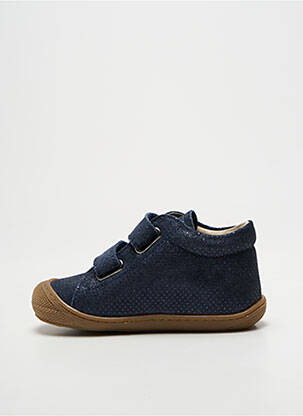 Bottillons fermeture scratch bout rond bleu NATURINO fille