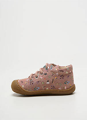 Bottillons semelle amovible bout rond rose NATURINO fille