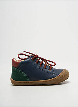 Bottillons semelle amovible bout rond bleu NATURINO garcon