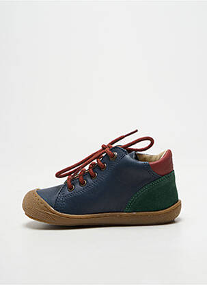 Bottillons semelle amovible bout rond bleu NATURINO garçon
