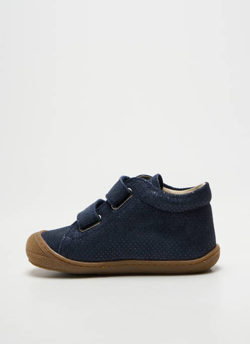 Bottillons semelle amovible bout rond bleu NATURINO fille