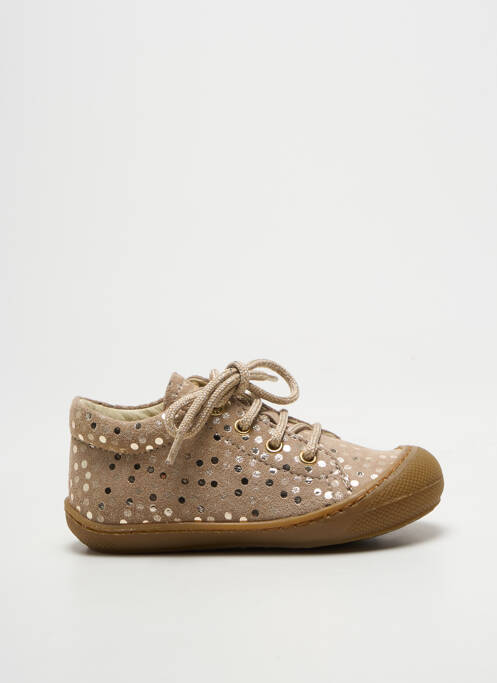 Bottillons fermeture lacets bout rond or NATURINO fille