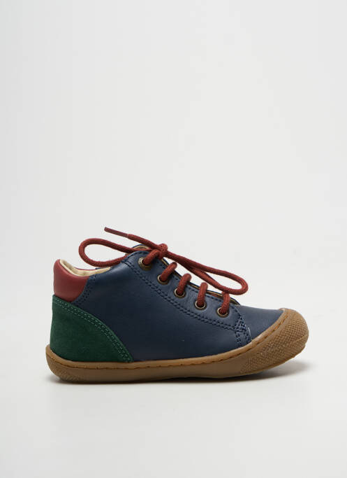 Bottillons semelle amovible bout rond bleu NATURINO garcon