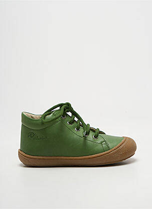 Bottillons semelle amovible bout rond vert NATURINO garcon