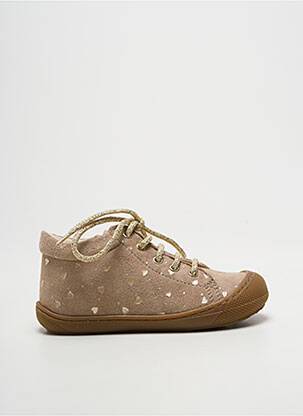 Bottillons semelle amovible bout rond beige NATURINO fille