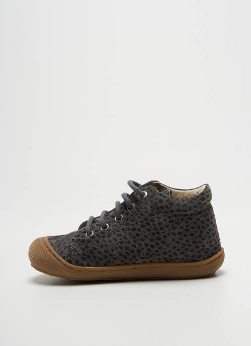 Bottillons semelle amovible bout rond gris NATURINO fille