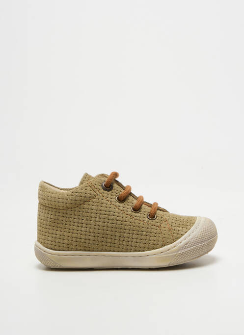 Bottillons fermeture lacets bout rond vert NATURINO garcon