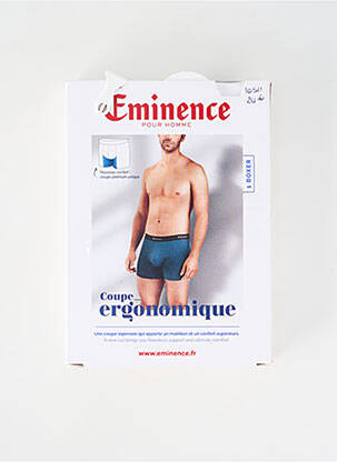 Boxer stretch bleu EMINENCE homme