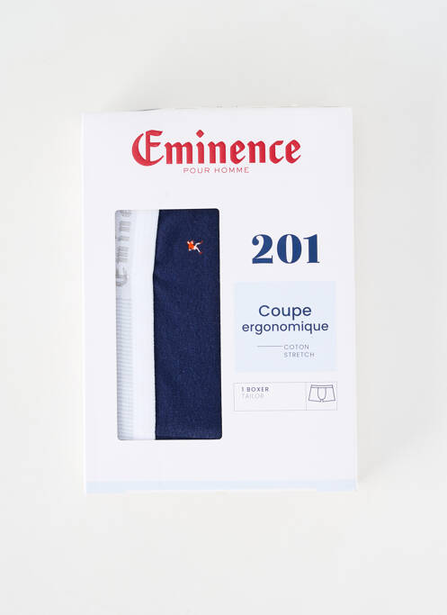 Boxer stretch bleu EMINENCE homme