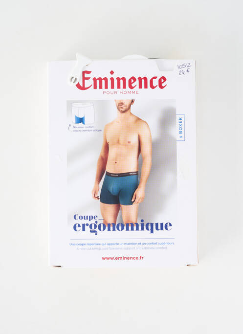Boxer imprimé fantaisie vert EMINENCE homme