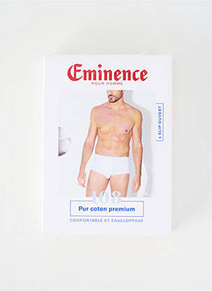 Slip elastique à la taille blanc EMINENCE homme