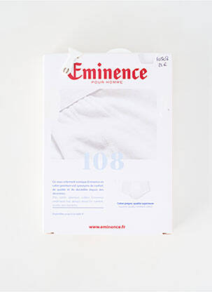 Slip elastique à la taille blanc EMINENCE homme