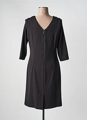 Robe mi-longue manches 3/4 manches 3/4 noir JUMFIL femme