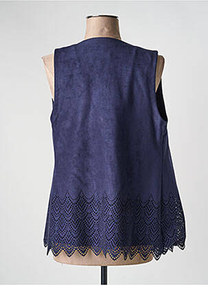 Gilet sans manche sans manche bleu JUMFIL femme